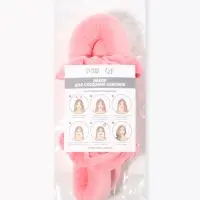 Мягкие бигуди &laquo;Волшебный локон&raquo;, 3 предмета: бигуди, резинки 2 шт., плюшевые, розовые