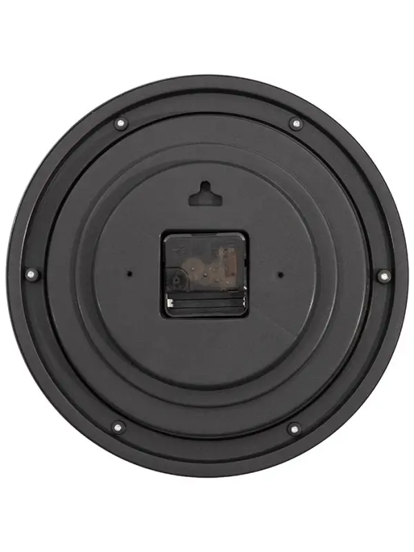 Часы настенные ENERGY ЕС-118, интерьерные, d-27.9 см, плавный ход, черные