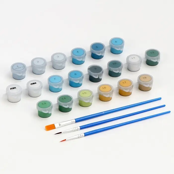 Картина по номерам на холсте с подрамником Картина по номерам на холсте с подрамником "Ромашковое поле" 40*50 см