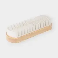 Щётка для замшевой обуви LaDо́m, буковое дерево, 12.3&times;4.3&times;3 см, бежевая