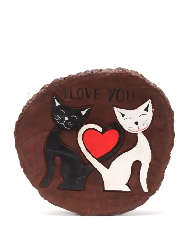 Панно настенное I LOVE YOU, дерево, 33&times;28&times;3 см