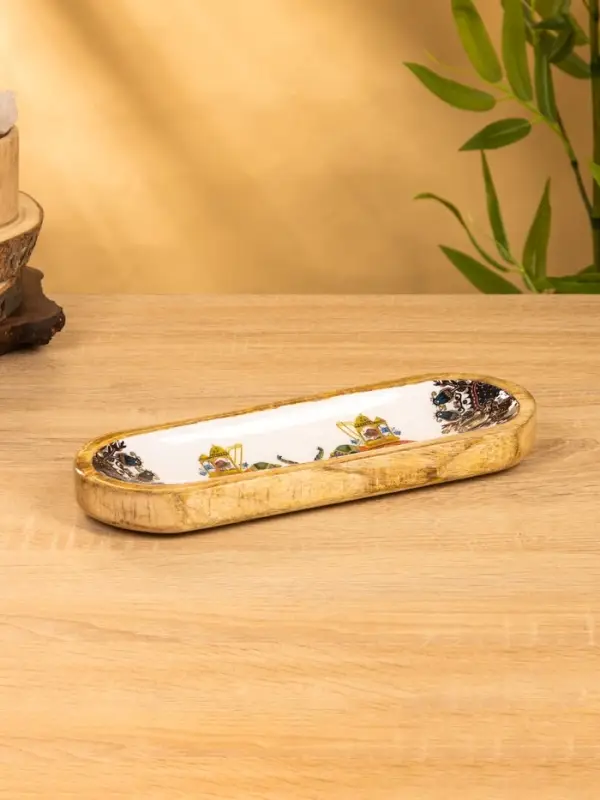 Подставка под благовония  Подставка под благовония "Слоны" 28х10х3 см, манговое дерево