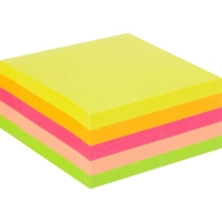 Стикеры куб 76х76, радуга 400 л