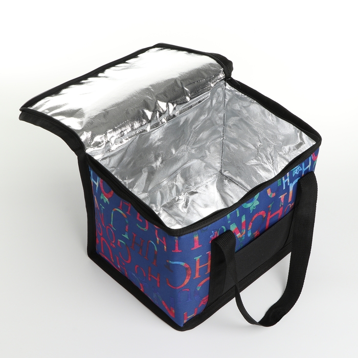 Термосумка на молнии, 13 л, цвет синий Термосумка на молнии, 13 л, цвет синий