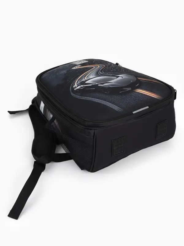 Рюкзак школьный для мальчика &laquo;Машина&raquo;, Stavia, эргономичная спинка, 30&times;16&times;38 см, чёрный