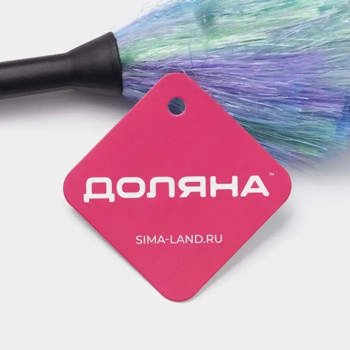 Щётка для пыли Доляна &laquo;Павлин&raquo;, 59 см, насадка 40.5 см, 40 г