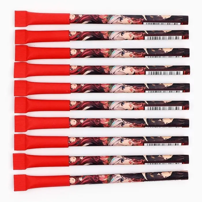 Ручка-эко шариковая, синяя паста, 1.0 мм «Новый год: Аниме» Ручка-эко шариковая, синяя паста, 1.0 мм «Новый год: Аниме»