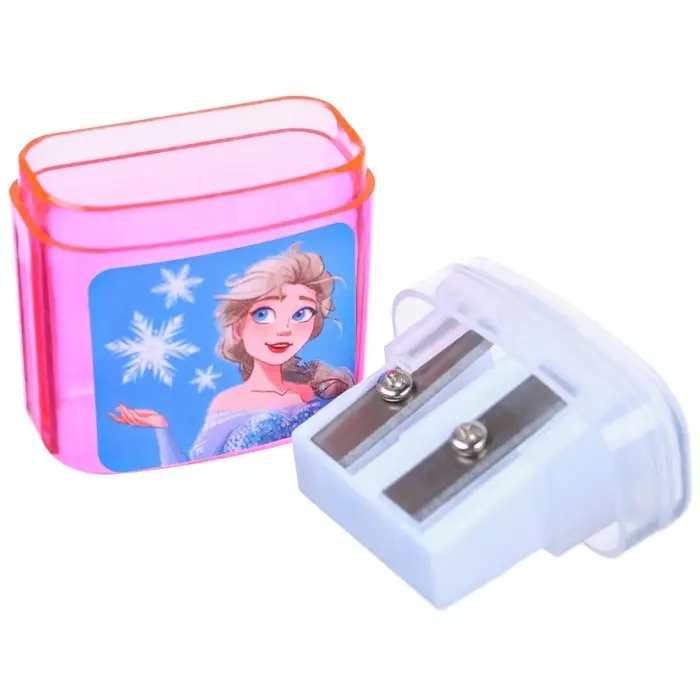 Точилка пластиковая с контейнером, двойная, МИКС, «Холодное сердце»