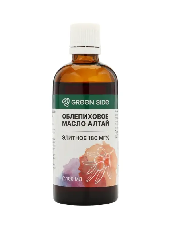 Масло облепиховое Алтай Элитное 180%, 100 мл