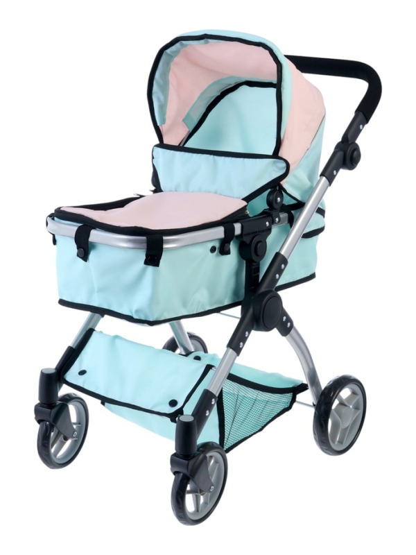 Коляска для кукол универсальная «Нежность», с корзиной, металлический каркас Коляска для кукол универсальная «Нежность», с корзиной, металлический каркас