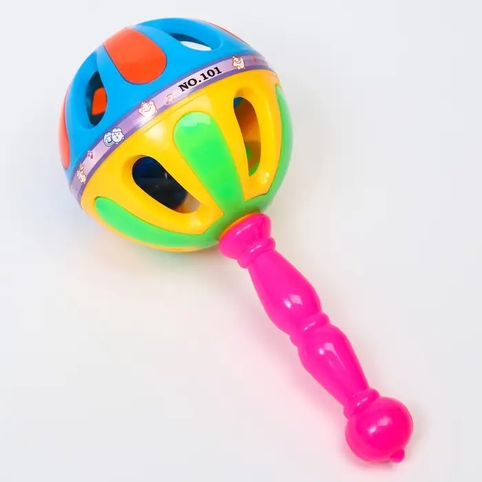Погремушка Крошка Я &laquo;Яркий маракас&raquo;,17.5 см, МИКС