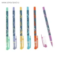Ручка шариковая Mazari Shadow Smart Ink, 0.7 мм, резиновый упор, синяя, корпус МИКС