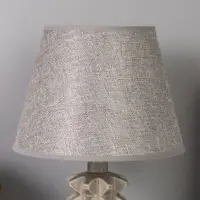 Лампа настольная RISALUX &laquo;Ода&raquo;, Е14, 40 Вт, серая, 24&times;24&times;38 см