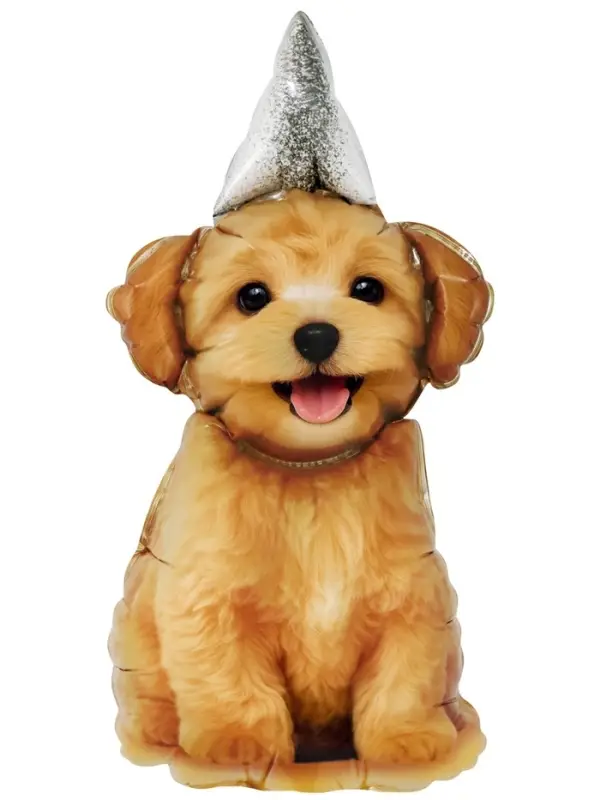 Воздушный шар фольгированный 17" &laquo;Пёсик в колпачке&raquo;, набор 5 шт.