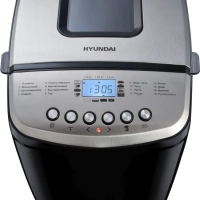 Хлебопечь HYBM-P0412 850Вт черный серебристый