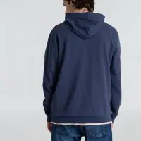 Толстовка с капюшоном унисекс Hoodie, синий меланж, размер XS