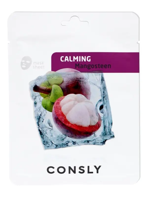 Успокаивающая тканевая маска Consly с экстрактом мангостина, 20 мл