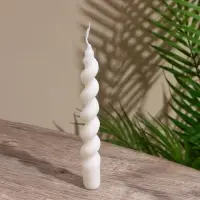 Свеча витая 1,9х1,9х18 см, соевый воск