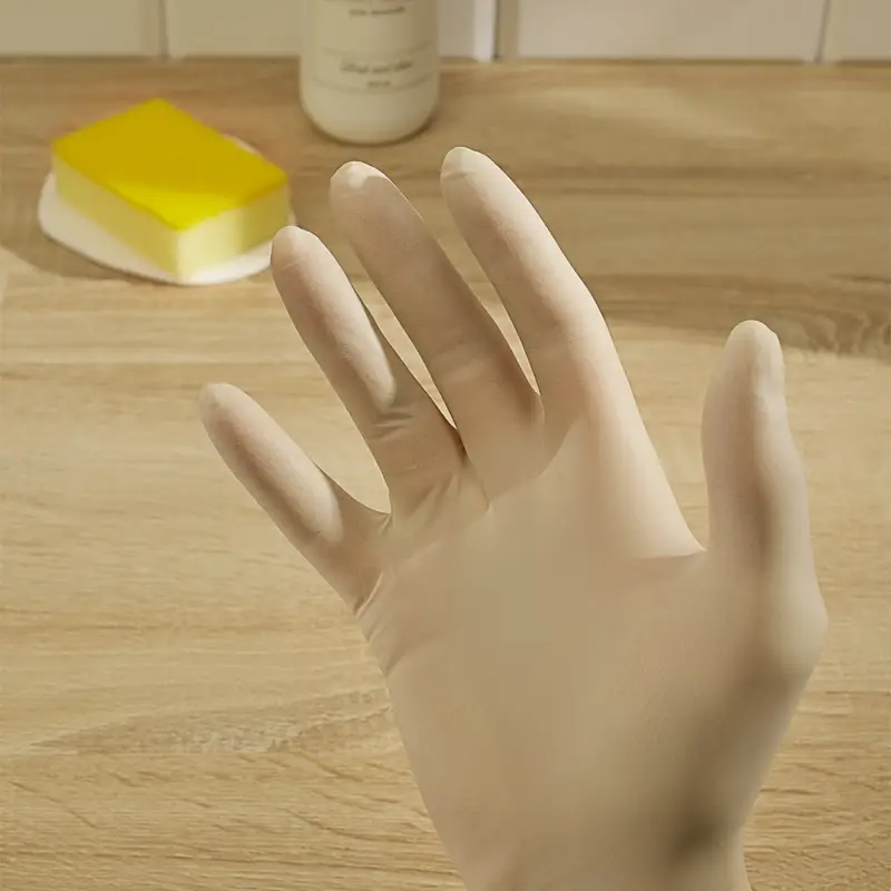 Перчатки тм VETTA, 10 шт, р-р M, латекс, белый цвет