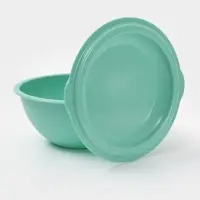 Миска салатница Martika, 3 л, с крышкой, пластик, МИКС