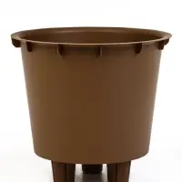 Кашпо со вставкой 7,8 л d28 см h25,5 см МИКРИТ бежевый слайн