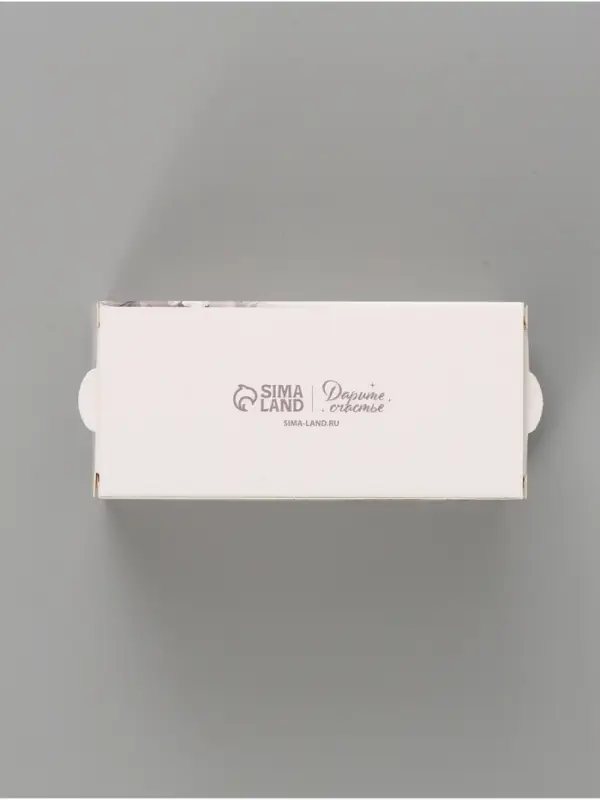 Коробка подарочная с окном Only for you, 12&times;5.5&times;5.5 см, самосборная