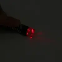 Лазерная указка &laquo;Мастер К&raquo;, с карабином, 2 LED, 7&times;1.5 см