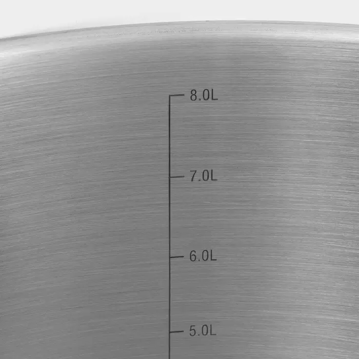 Кастрюля Катунь &laquo;Общепит&raquo;, 9 л, d=24 см, с крышкой, капсульное дно, индукция, нержавеющая сталь, хромированный