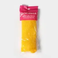 Мочалка для тела Доляна «Банная», 14×33 см, МИКС