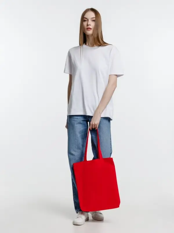 Холщовая сумка Strong 210, красная Холщовая сумка Strong 210, красная