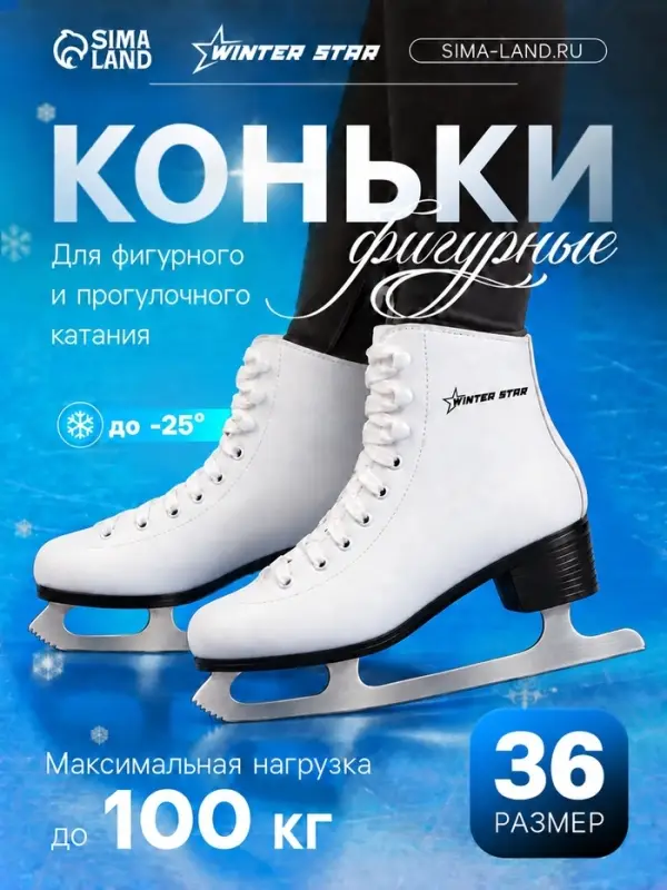 Коньки фигурные Winter Star Basic, размер 36