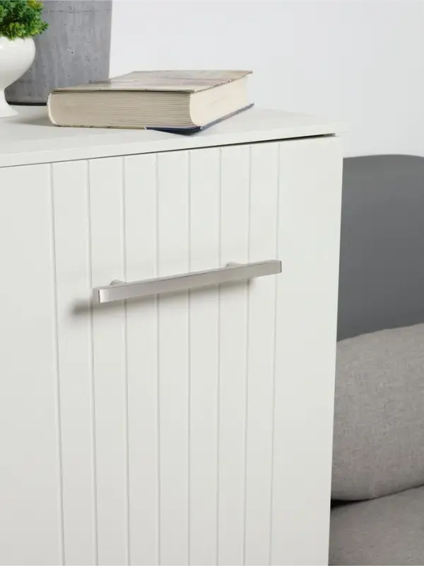 Ручка-рейлинг квадрат CAPPIO, м/о 128 мм, L=200 мм, нержавеющая сталь