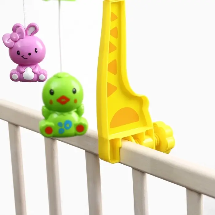 Мобиль музыкальный на кроватку Крошка Я &laquo;Бабочка. Малыш зоо&raquo;, заводной,