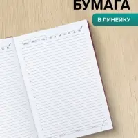 Ежедневник недатированный А5, 160 листов, &laquo;Небраска&raquo;, бордовый
