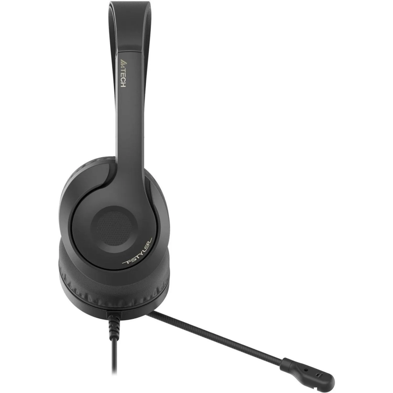 Гарнитура A4Tech Fstyler FH100 черный 2м накладные (FH100 (STONE BLACK))