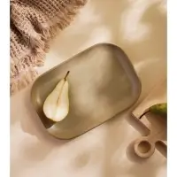 Блюдо сервировочное SL Home &laquo;Песчаный бриз&raquo;, 29.5&times;20 см, фарфор, бежевое