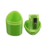 Точилка ErichKrause ClickUp Mini Reef, 1 отверстие, с контейнером, МИКС