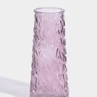Ваза для цветов &laquo;Берт&raquo; 24&times;10.5 см, стекло, сиреневая
