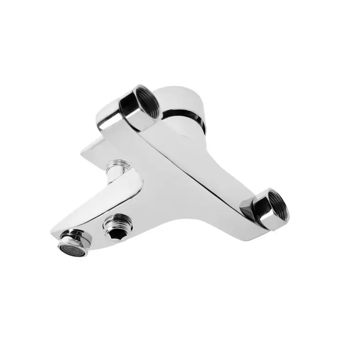 Смеситель для ванны ZEIN Z2080CR, картридж 40 мм, с душевым набором, латунь, хром