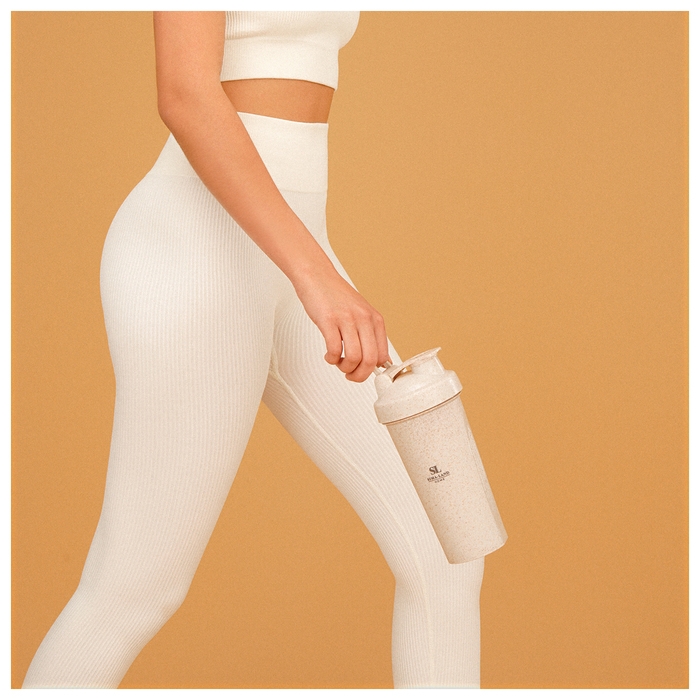 Стакан-шейкер для воды и коктейлей Sima-Land Home, 600 мл, цвет бежевый Стакан-шейкер для воды и коктейлей Sima-Land Home, 600 мл, цвет бежевый