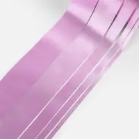 Атласная лента, набор 5 шт., 6/10/20/40/50 мм, 23&plusmn;1 м, светло-сиреневая №45
