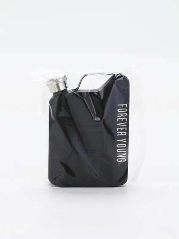 Фляга чёрная Forever young, 120 мл