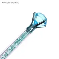 Ручка-прикол &laquo;Кристалл со стразами&raquo;, синий стержень, шариковая, МИКС