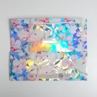 Пакет подарочный голографический, упаковка, Dreams come true, 32&times;26&times;12 см