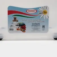 Контейнер для хранения с крышкой, 35 л, 50&times;31&times;28 см, на колёсах, прозрачный, ручки МИКС