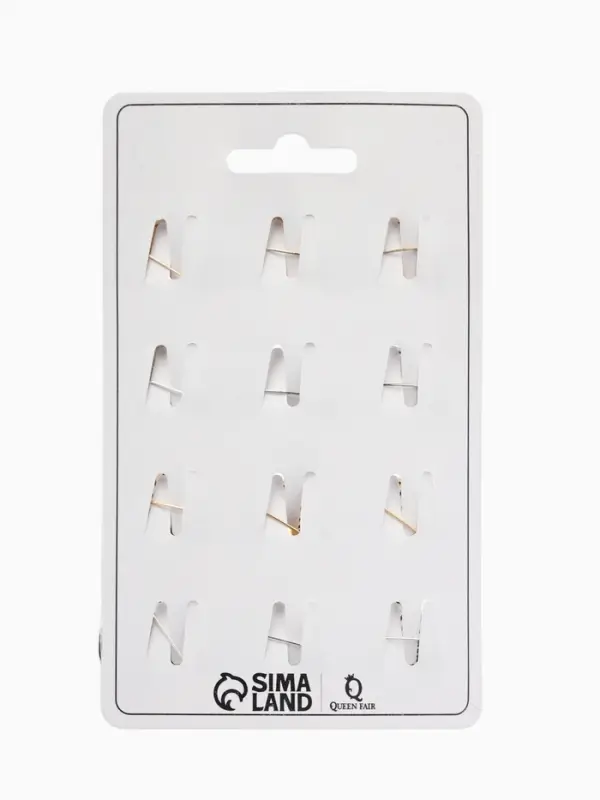 Брошь "Конгреф" листья,  (фас 12шт), цвет МИКС