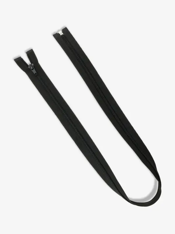 Молния &laquo;Спираль&raquo;, №7, разъёмная, замок автомат, 80 см, чёрная