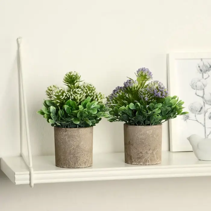 Искусственный цветок в горшке &laquo;Агапантус&raquo;, 8&times;18 см, МИКС