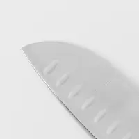 Нож Сантоку кухонный Magistro Ardone, лезвие 17.5 см, серебристый