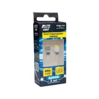 T036 Т10/белый/ (W2,1x9,5d) 1W W5W, блистер 2 шт.